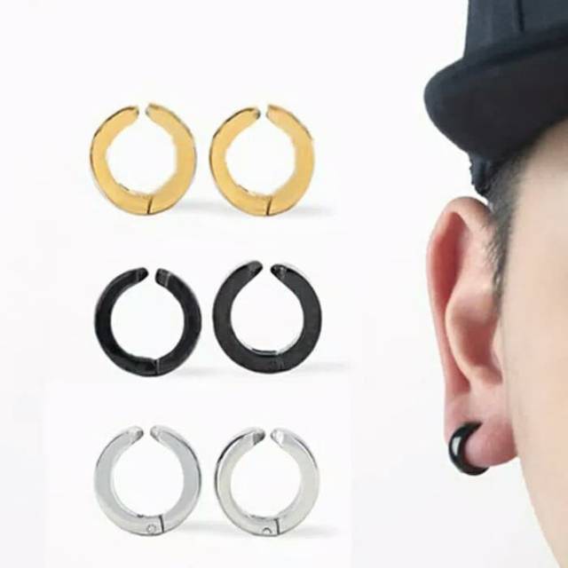 Anting jepit pria anting gaya Pria dan Wanita