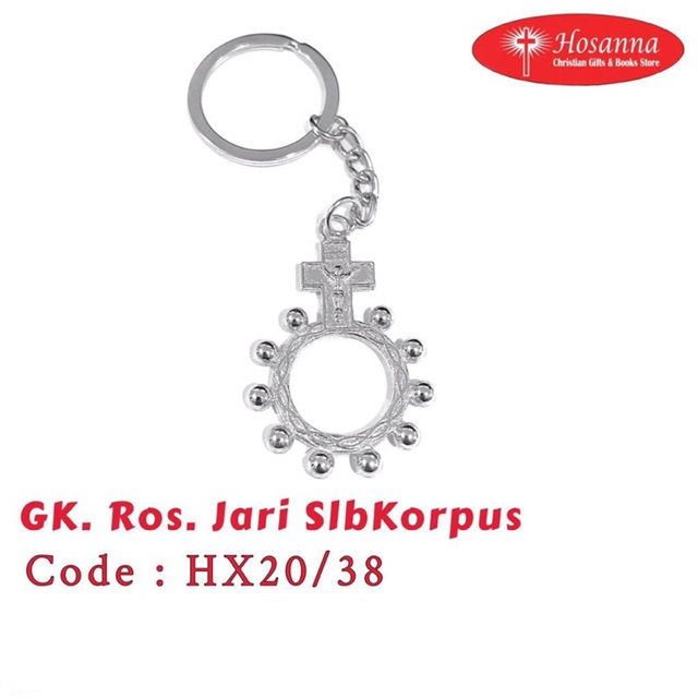 Gantungan Kunci Rosario Jari - Souvenir Rohani