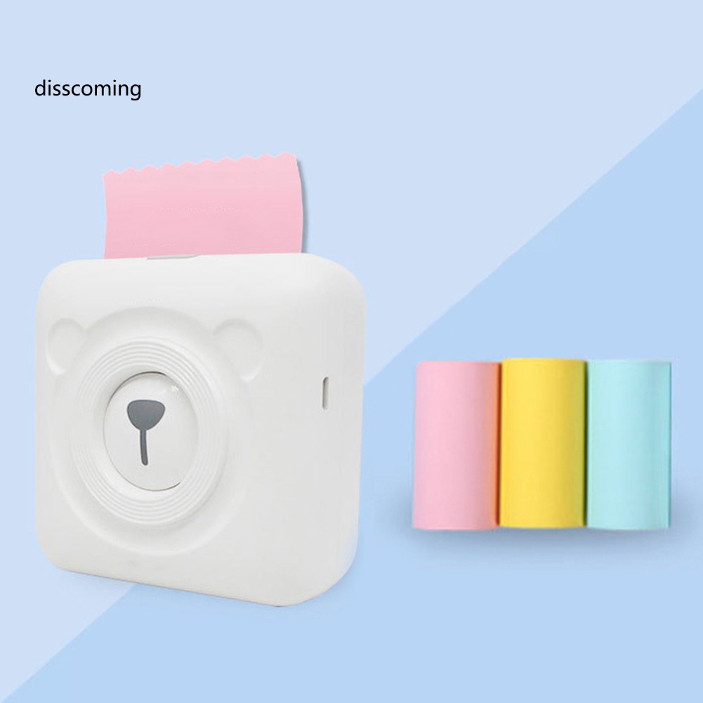 Dyj 3 Roll Stiker  Kertas  Printer  Thermal  Dengan Perekat 