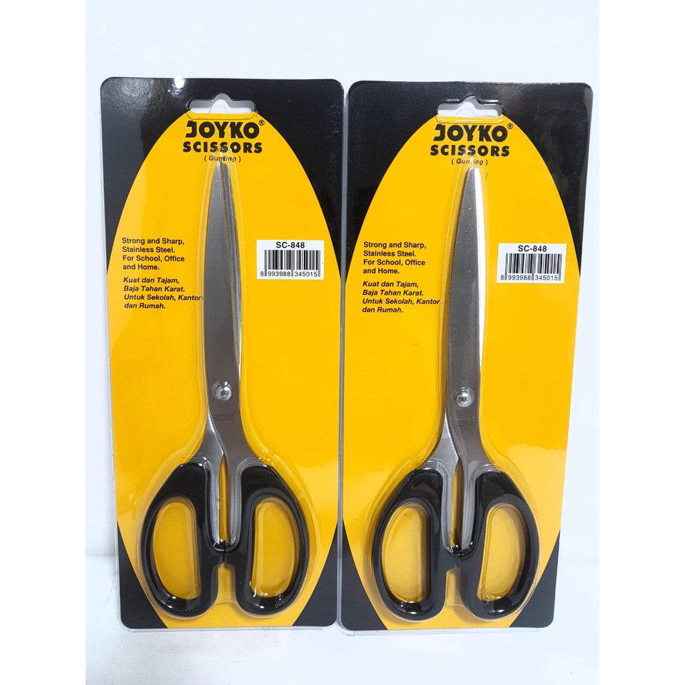 

HARGA PER 1PCS GUNTING SCISSORS STAINLESS BESAR JOYKO CS-848 ORIGINAL