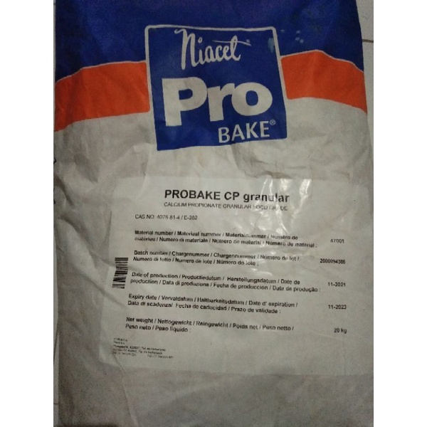 Jual Calsium Propionate Granular Ex Belanda Pengawet Roti Kg Shopee Indonesia