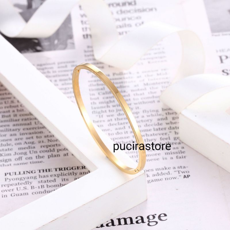 COD Gelang bangle titanium anti luntur import