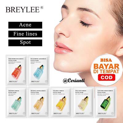 BREYLEE SERUM FACIAL MASK 7 VARIAN Masker Breylee