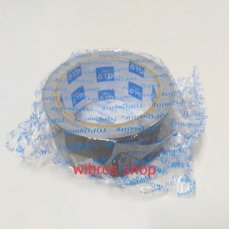 

Lakban kain linen cloth tape hitam 24mm x 12 yard