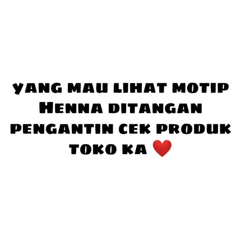 HENNA INSTAN / HENA TATTO PENGANTIN / FREE GLITER-6
