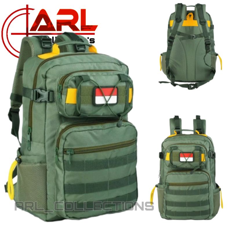 tas new lebanon hijau army - tas gendong hijau army - tas ransel lebanon hijau