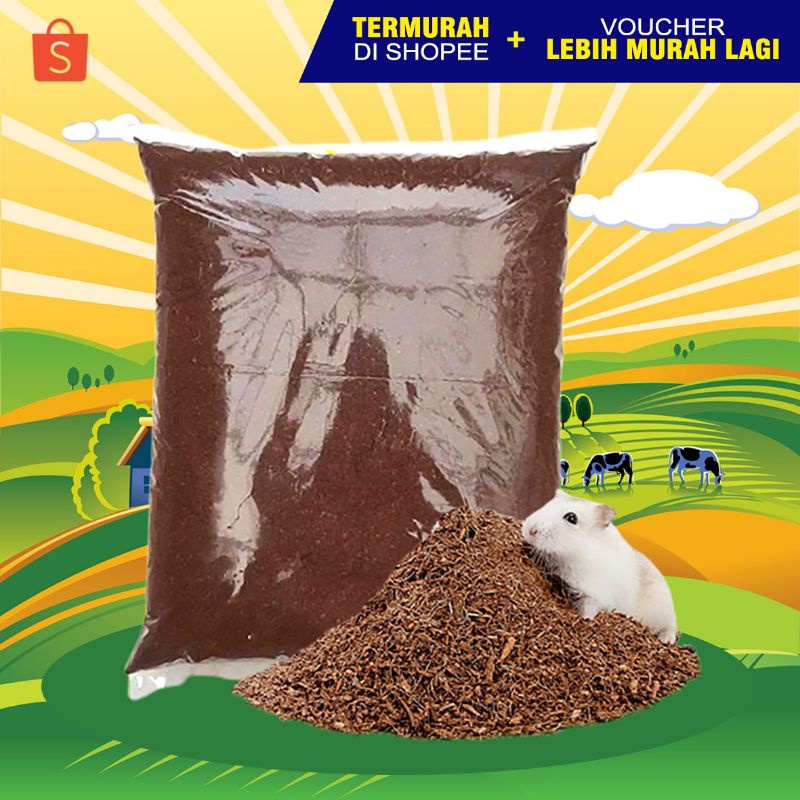 COCOPEAT 1 KG - Coco Peat Coco Bedding Alas Kandang Hamster Natural 1 KILO