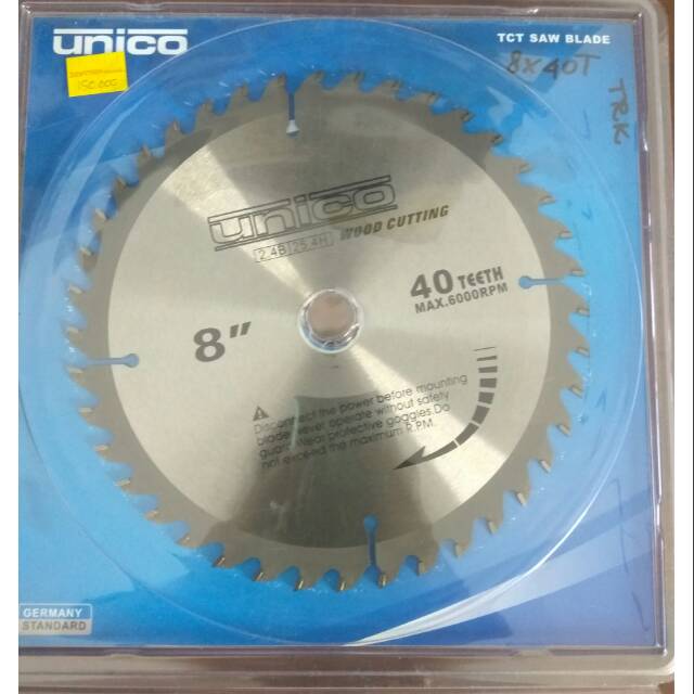 Circular Saw 8" x 40T UNICO