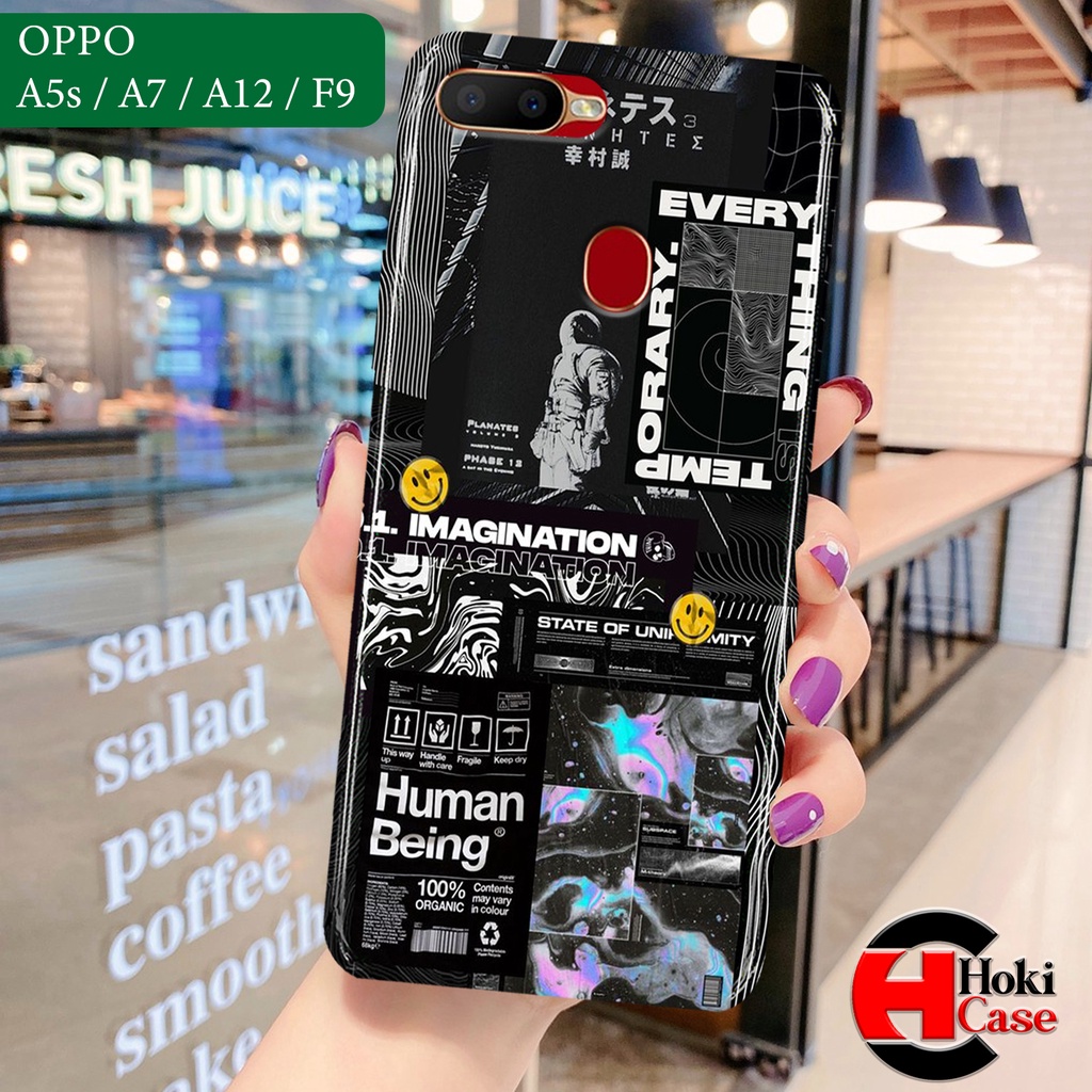 Case Oppo A5s / A7 / A12 / F9 - Fashion Case Kartun Lucu - 1 - 3d - Case Hp Oppo - Casing Viral - Ke