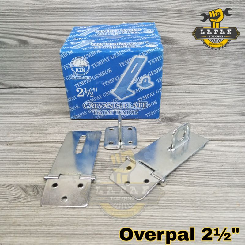 Overpal KZK Tempat Kunci Cantolan Gembok 2½ Inchi