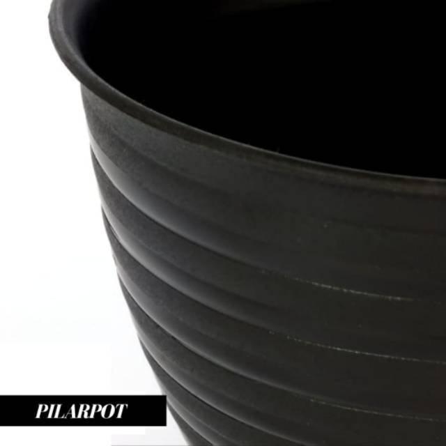 Pot bunga tanaman tawon hitam 15cm - ORIGINAL HITAM