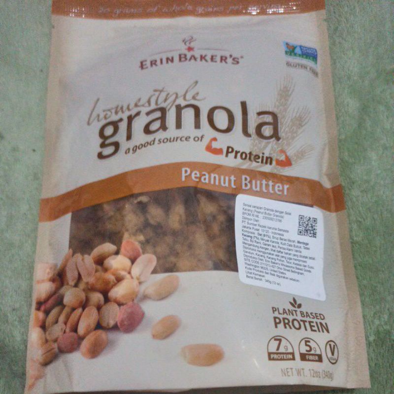 

Erin Bakers Homestyle Granola Peanut butter