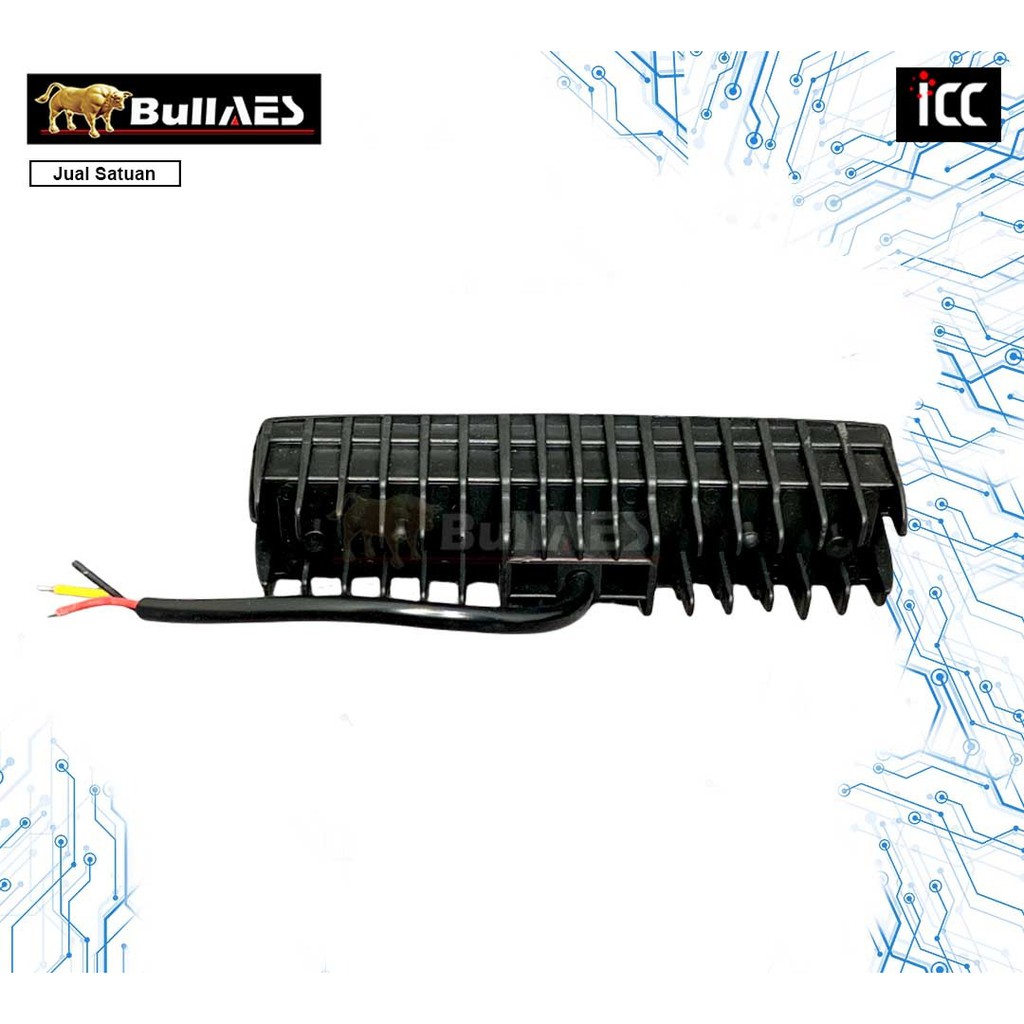 LAMPU TEMBAK SOROT 6 MATA LURUS TEBAL CWL Led 3030 led bar GRADE B MERK ICC AES-2577-AD