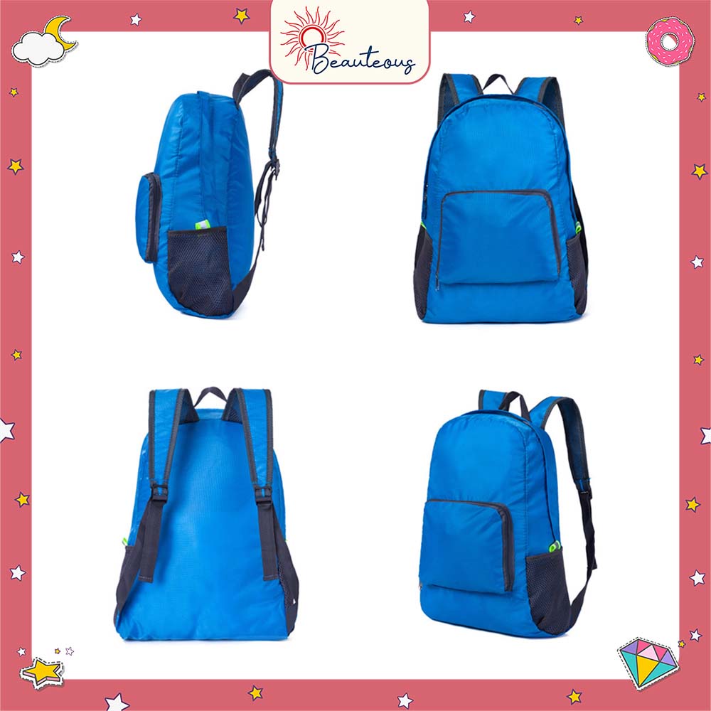 Tas Ransel Lipat Backpack Travel Bag Foldable Waterproof Tas Punggung
