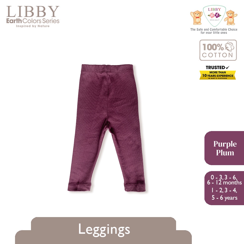 LIBBY Earth Colors Leggings 0-2 Tahun (1pcs/pack)