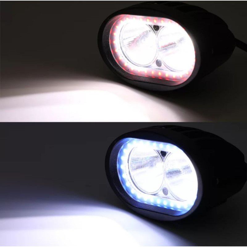 Lampu Tembak Cree Owl 2 Ring warna merk Cr7