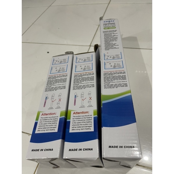 HEATER AMARA HC 50 STAINLESS STEEL HEATER  PEMANAS AIR AKUARIUM 50 WATT