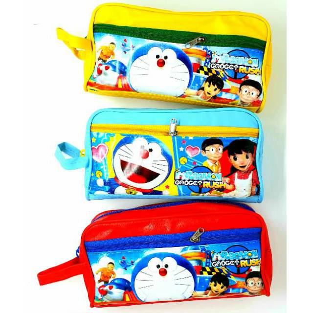

Pencil Case/Kotak Tempat Pensil Kulit Doremon Fancy