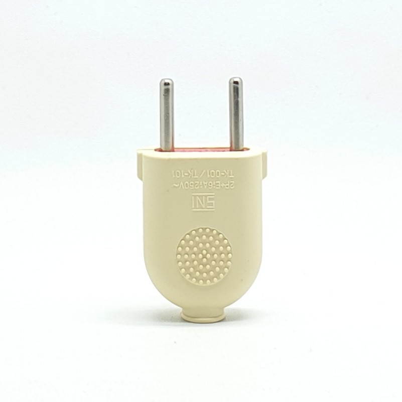 @30 Pcs (1 Kotak) Trm TK-001/ST-106 Steker Biasa Gepeng Mini Lux Trm Sistem Terminal / Colokan