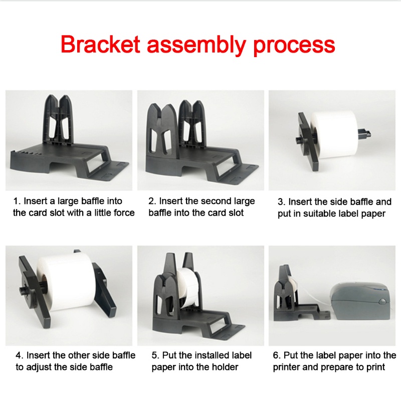 Btsg Label Printer Manual Rewinder Rollback Holder Untuk Printer Kwitansi Thermal Pengiriman Supermarket Toko Apotek