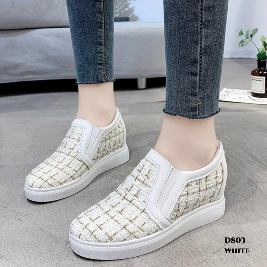 PRF  Sneakers Wedges Fashion Korea D803