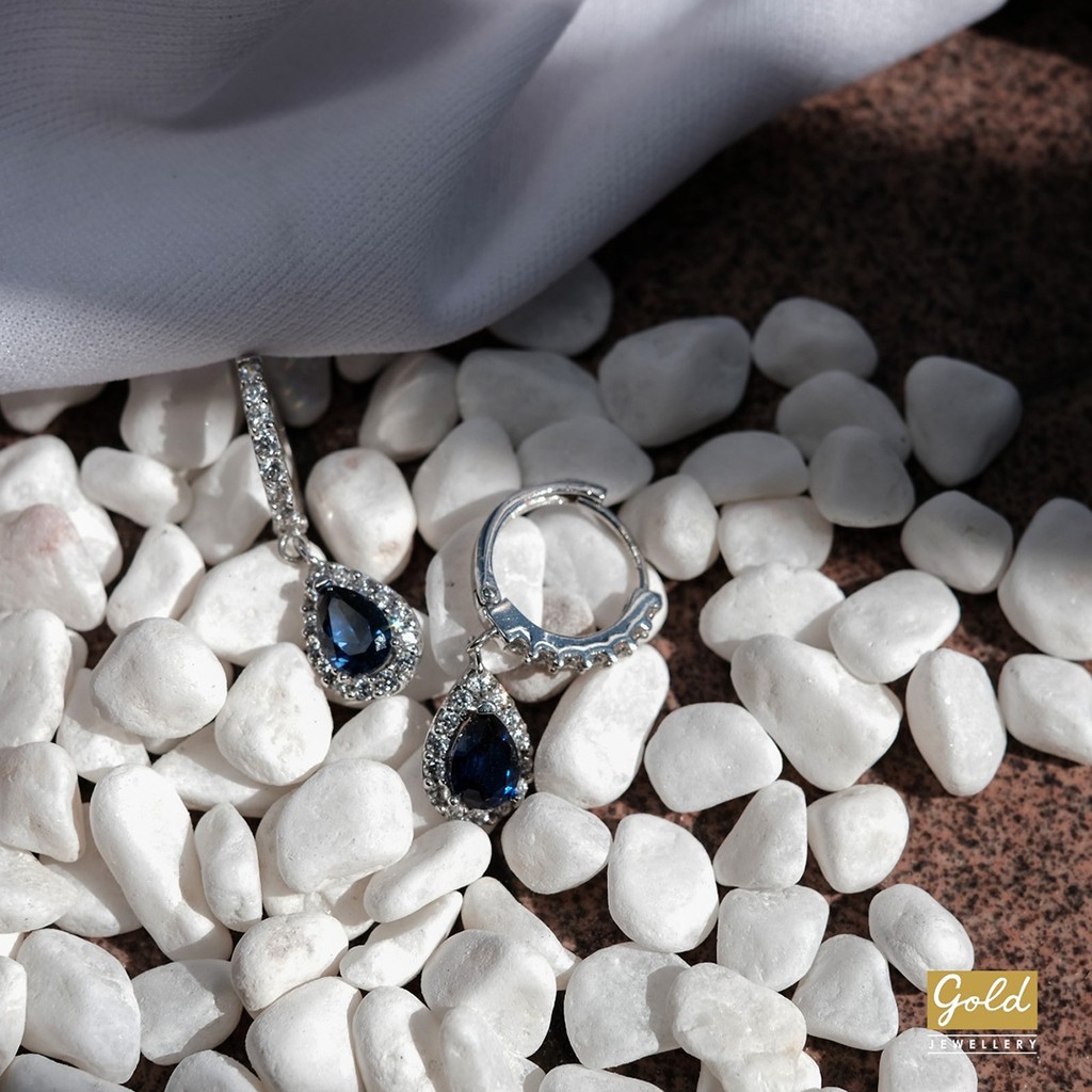 Anting emas putih kadar 750 75% - PA24082000