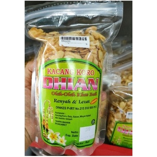 KACANG KORO GETES/TUMBUK DHIAN RASA BAWANG PUTIH ASLI BALI ENAK DAN GURIH 180GR (New Packaging) FREE BUBBLE WRAP