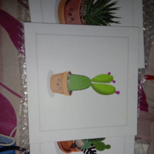 Craftpedia Hiasan Dinding Poster Tanaman 20x20 Cm - Grd