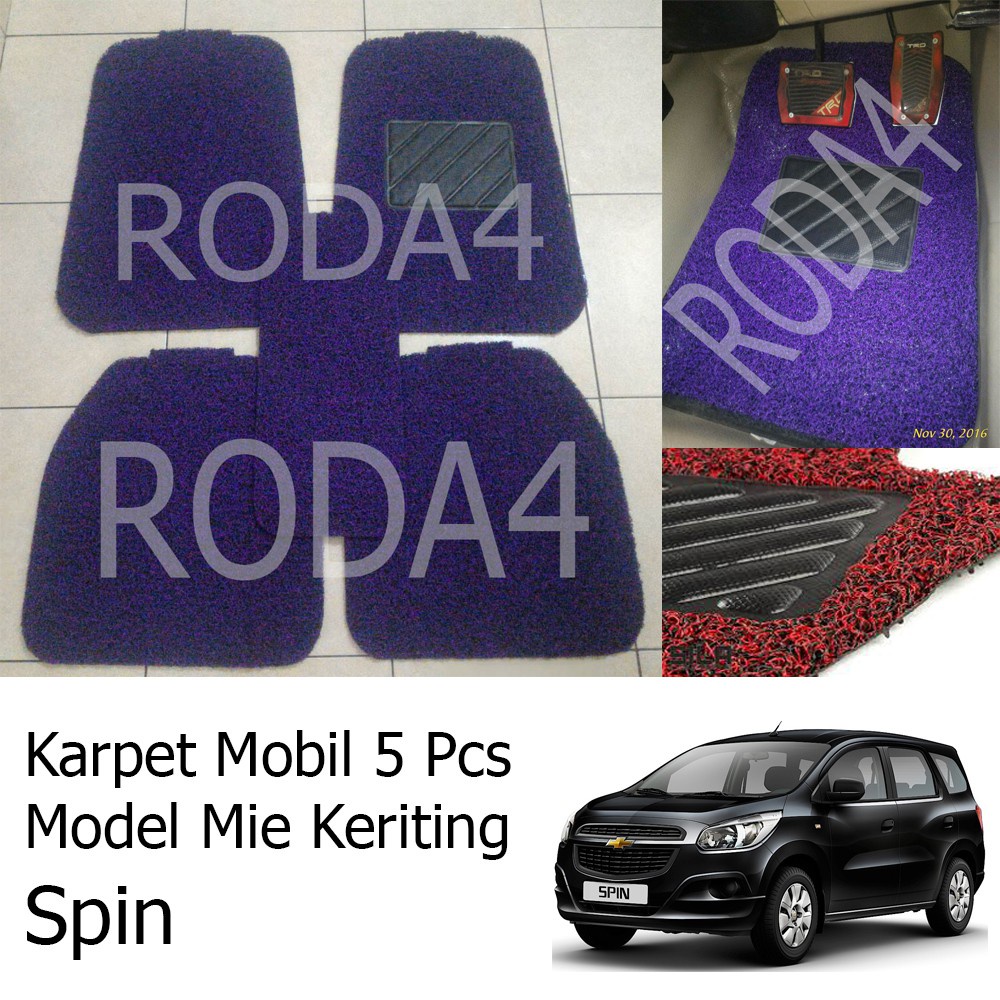 Karpet Mobil / Car Carpet / Floor Mats Universal Model Mie Keriting Spin