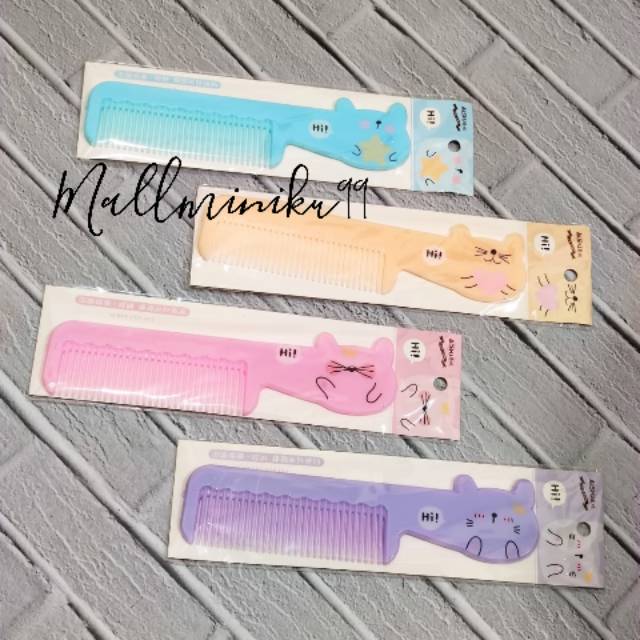 SISIR MINI KARAKTER - SISIR RAMBUT MOTIF - SISIR PRAKTIS FANCY