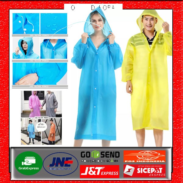 Jas Hujan Ponco Poncho Multifungsi Bivak Flysheet Footprin / Solusi Dekorasi