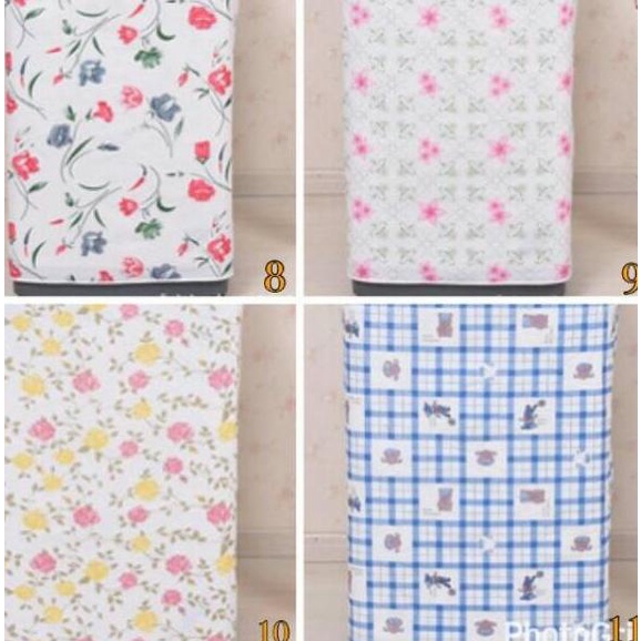 ☂ Cover sarung mesin cuci 2 tabung buka atas TIPE C ✤