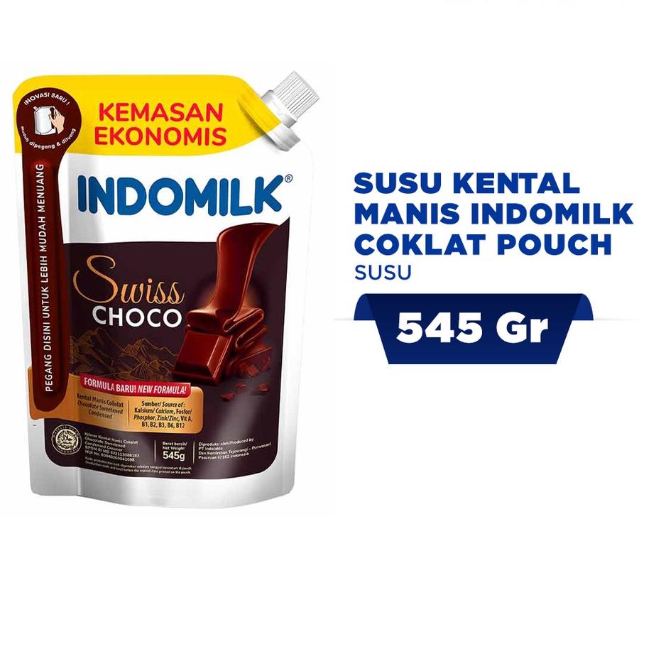 

New! Susu Kental Manis Indomilk Coklat Pouch 545gr