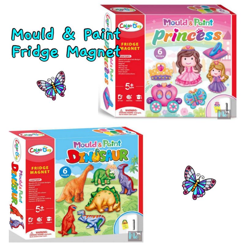 DIY Mould & Painting Magnet Fridge Kits