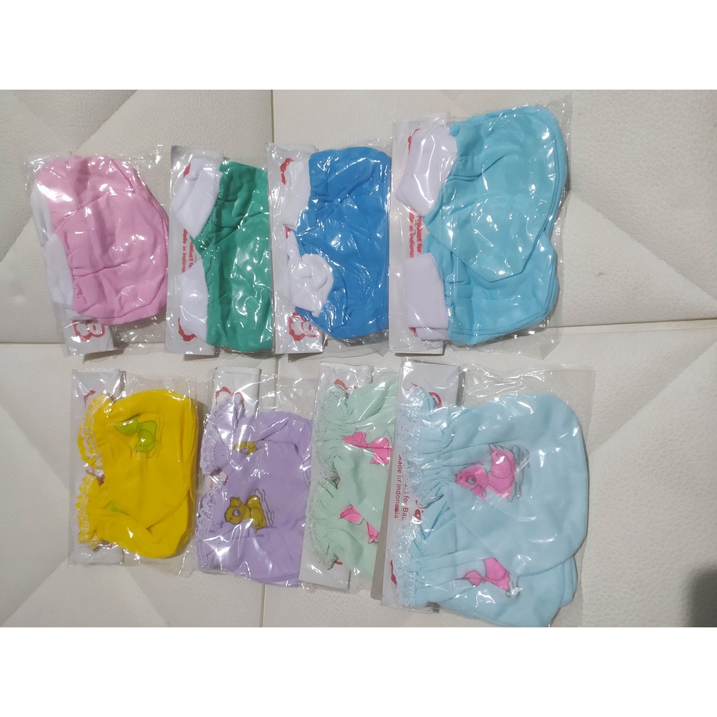 SS - 1 Set (Tangan Kaki) Sarung Tangan Petite ( Cinta ) / Sarung Tangan Bayi Murah