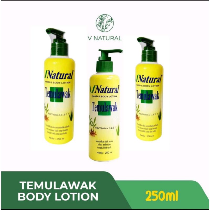 VNATURAL TEMULAWAK HAND AND BODY LOTION