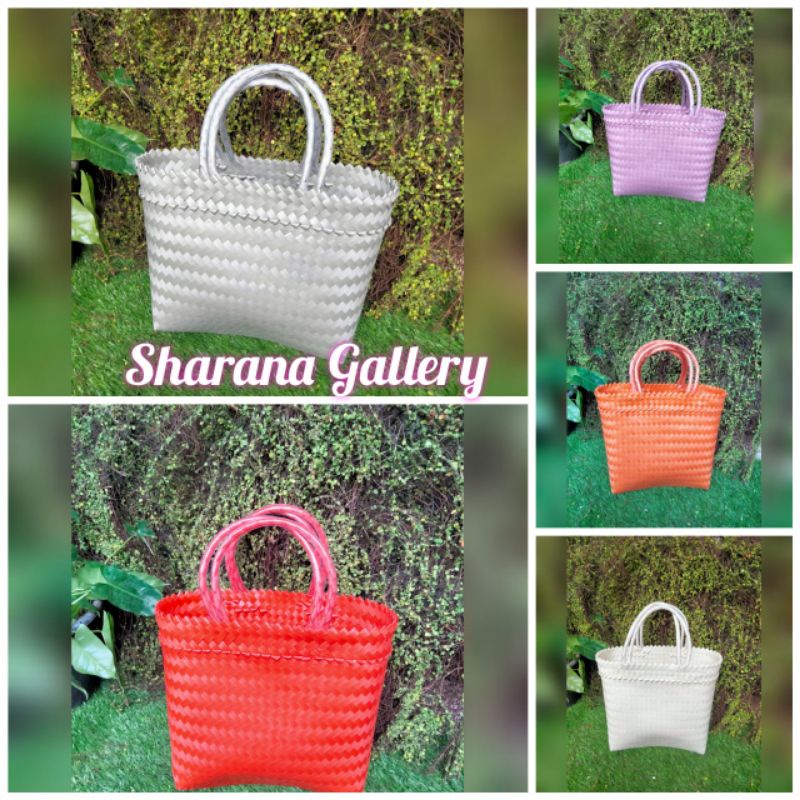 tas anyaman plastik bahan embos super