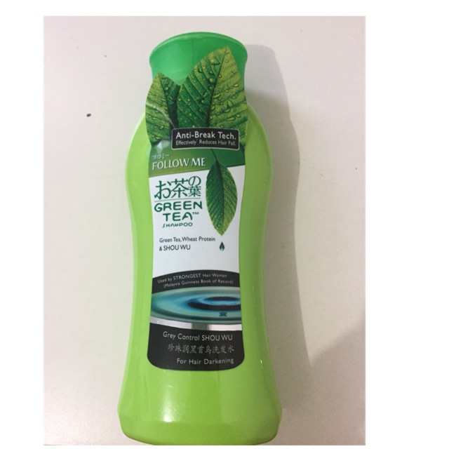 Follow Me Shampoo Green Tea From Singapore