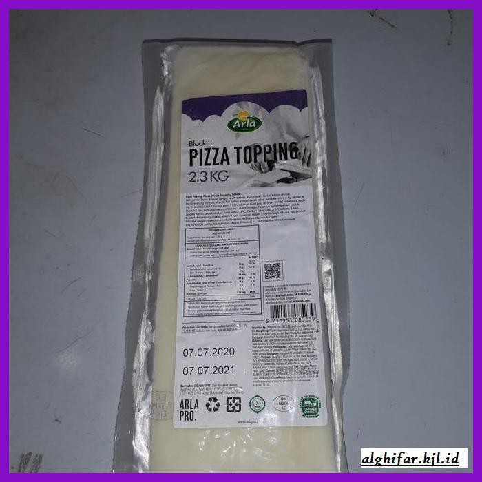 

Ujekujek- Keju Mozarella Arla Topping 2.3Kg -Original.