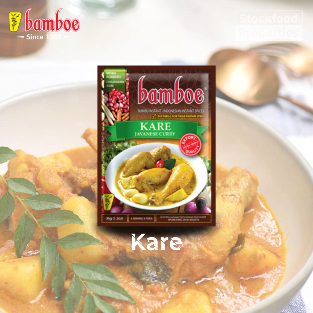 Bumbu kare instan bamboe 36 gram