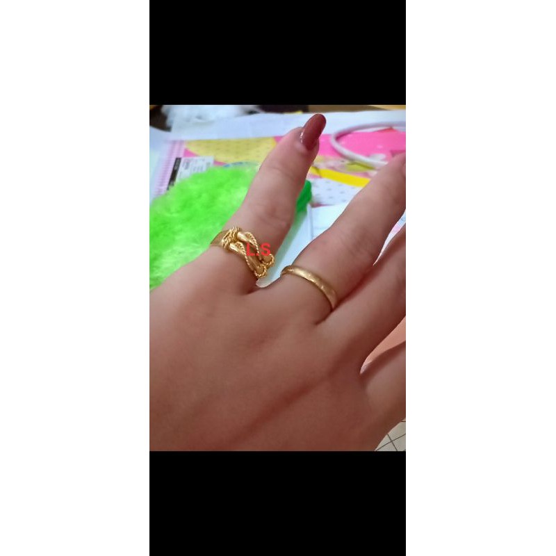 Cincin Bambu Ulir 3.33 gr (1 mayam) Mas LM London 24k 99,9% Lumiana Siregar Emas Toba