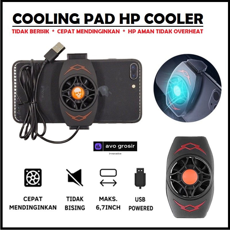 Kipas Pendingin HP Cooling Pad Fan Cooler