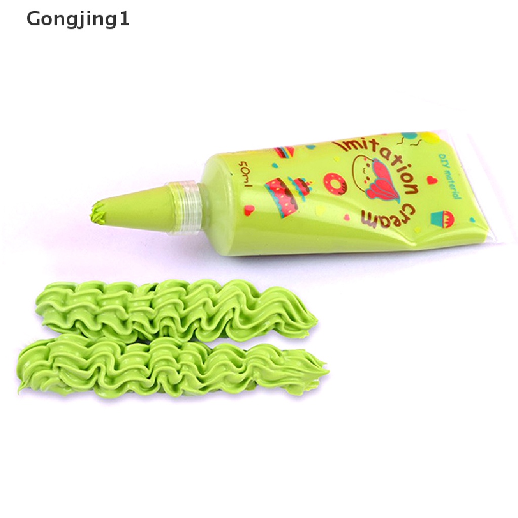 Gongjing1 Lem Simulasi Krim 50ML Untuk DIY Craft Handmade