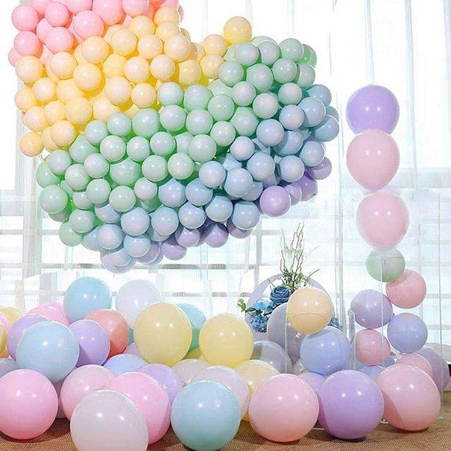 BALON LATEX PASTEL/ BALON PESTA/BALON DEKORASI/PERALATAN PESTA/PERLENGKAPAN PESTA