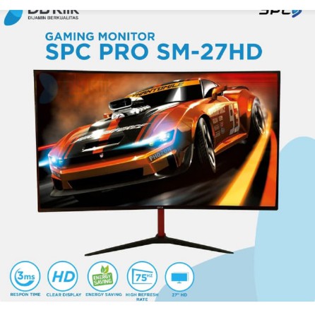 "LED Monitor Gaming SPC Pro SM-27 Inch Curve Full HD"