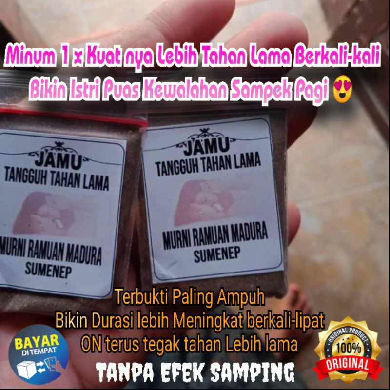 Jamu Tangguh Tahan Lama Original Herbal Alami Ramuan Madura Asli|Jamu_Kuat
