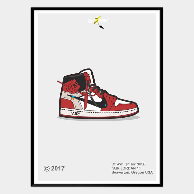 off white x nike poster