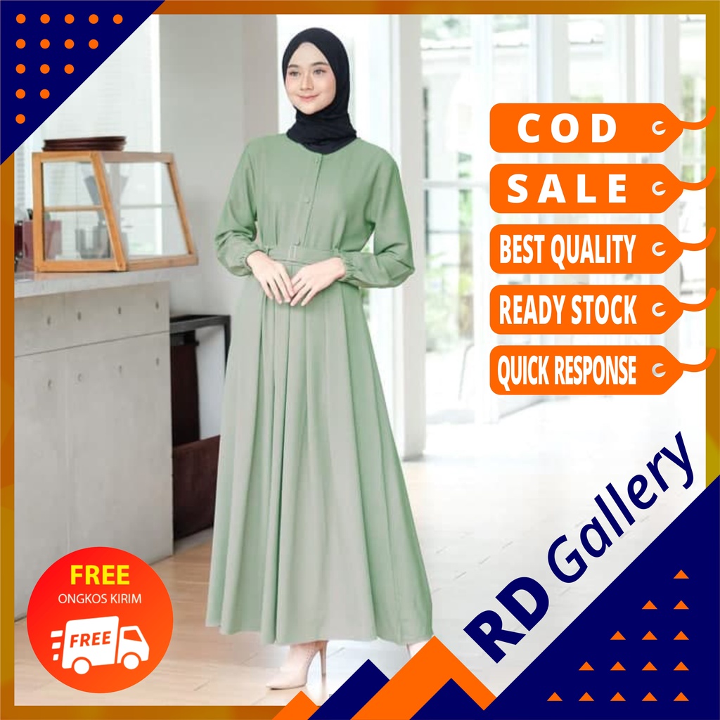 COD-SETELAN BAJU GAMIS REMAJA WANITA / ANJANI DRESS / MUSLIMAH MOSCREPE