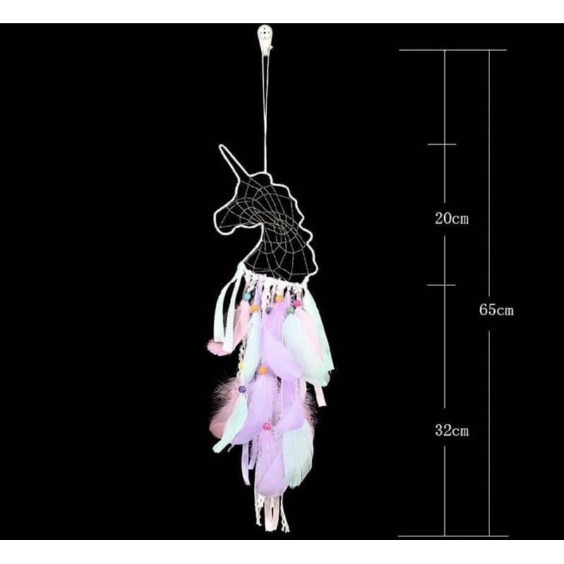 dream catcher unicorn / dream catcher lampu