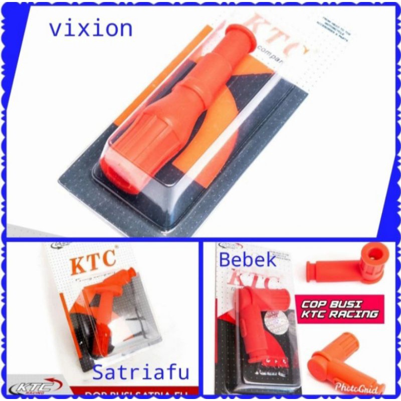 tutup pala busi merek ktc motor Yamaha Vixion